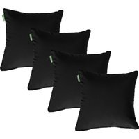 Outdoor Scatter Cushions for Garden Patio Furniture Pillows - Black / 4