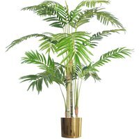 Premium Artificial Areca Palm with pot - Green Gold