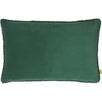 Cosmo Velvet Pom-Pom Cushion 30 x 50cm - Marine Blue / Polyester