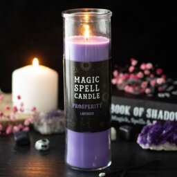 Prosperity Lavender Spell Candle for Abundance Growth - Lavender - thumbnail 2