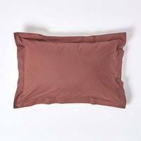 200 Thread Count Egyptian Cotton Oxford Pillowcase - Chocolate