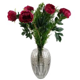 Premium Luxury Glass Vase - Grey / 35cm / 22cm - thumbnail 4