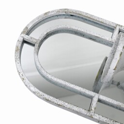 Rustic Arched Mirrored Candle Holder - Grey - thumbnail 3