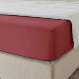 Premium Quality Waterproof Fitted Sheet  - Burgundy / Single - thumbnail 3
