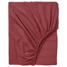 Premium Quality Waterproof Fitted Sheet  - Burgundy / Single - thumbnail 2