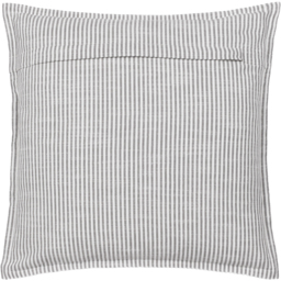 Truro Stripe Reversible Polyester Filled Cushion - Grey - thumbnail 4