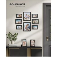 SONGMICS Picture Frame Set of 10, MDF and PS Panels - Black - image 1