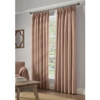 Essential Pencil Pleat Taped Top Curtains - Pink / 167cm / 183cm