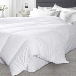 13.5 Tog Feels Like Down Cotton Cloud Duvet - White / 260cm - thumbnail 2