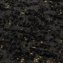 Galaxy Chenille Piped Cushion 50 x 50cm - Black / Polyester - thumbnail 3