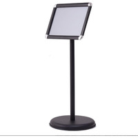 Poster Stand Floor Sign Holder - Black - image 1