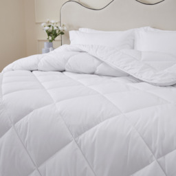 500gsm Hotel Quality Wool Blend Duvet - White / 135cm - thumbnail 4