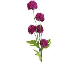 Dahlia Pompom Artificial Stem Flowers - Dahlia Pompom Pink