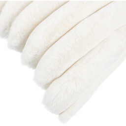 Divante Verbier Faux Fur Cushion - Ivory - thumbnail 3