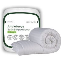 Anti-Allergy 10.5 Tog All Season Duvet - Lightweight Microfibre Breathable - White