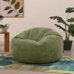 Classic Cord Bean Bag - Green - thumbnail 4