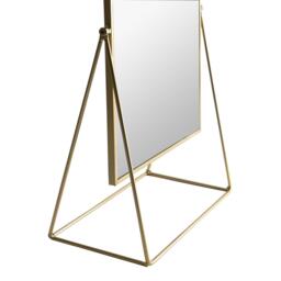 22 x 50cm Rectangle Makeup Mirror - Gold / 1 - thumbnail 2