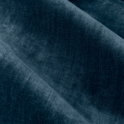Heavy Chenille Velvet Room Darkening Eyelet Curtains - Navy / 168cm / 229cm - thumbnail 2