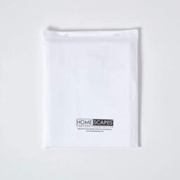 1000 Thread Count Egyptian Cotton Flat Sheet Satin Feel - White / Double - thumbnail 4