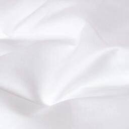 1000 Thread Count Egyptian Cotton Flat Sheet Satin Feel - White / Double - thumbnail 2
