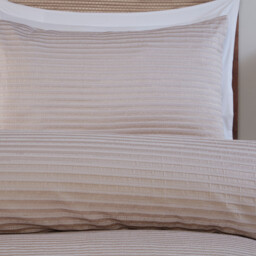 Cairo Jacquard Duvet Set - Natural / Double - thumbnail 2