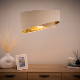 Trekan Cream Ceiling Pendant Shade - Cream - thumbnail 2