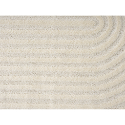 Isabella Living Room Area Rugs - Embossed Mazia Arch Lines Design Rug - Cream / 170cm - thumbnail 5