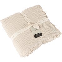 Lark Muslin Cotton Throw - Natural / 260cm - image 1
