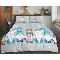 Gonk Family Polyester Microfibre Duvet Set With Pillowcase - Multicolor / King