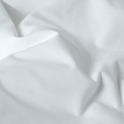 Egyptian Cotton Duvet Cover with Pillowcase - White / Single - thumbnail 4