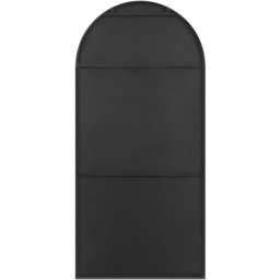 Ottilie Arched Full Length Lean To Wall Mirror Large Modern Design - Black - thumbnail 3