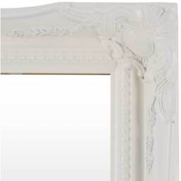 MirrorOutlet White Ornate Shabby Chic Dress Wall 122 x 41cm - White - thumbnail 3