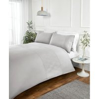 Nova Pinsonic Polyester Luxury Duvet Cover Set with Pillowcase - Grey / Single