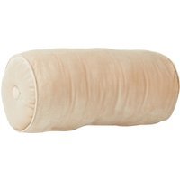 Velvet Bolster Cushion - Natural - image 1