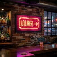 Lounge Urban Framed Wall Art  - Black