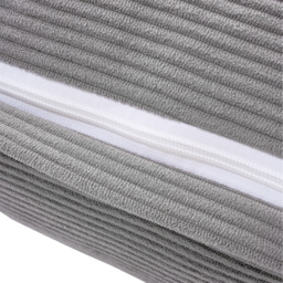 Light Grey Soft Corduroy Cushion - Light Grey / 80cm - thumbnail 3
