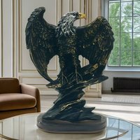 Eagle Statue Resin Ornament Eagle Figurine Decoration - Brown - image 1