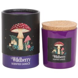 Forest Mushroom Scented Jar Candle - Wildberry - thumbnail 2