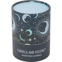 Blue Moon Vanilla  Coconut Candle Hour Soy Wax Burn - Blue - image 1