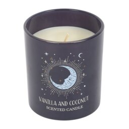 Blue Moon Vanilla  Coconut Candle Hour Soy Wax Burn - Blue - thumbnail 3