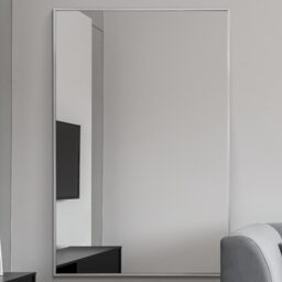 Artus - Silver Aluminium Edged Wall Mirror - Silver - thumbnail 3