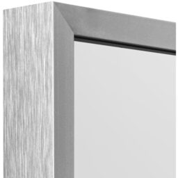 Artus - Silver Aluminium Edged Wall Mirror - Silver - thumbnail 5