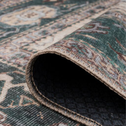 Traditional Washable Area Rug - Green / 170 x 120cm - thumbnail 3