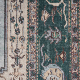 Traditional Washable Area Rug - Green / 170 x 120cm - thumbnail 5