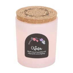 Ostara Fresh Linen Wheel of the Year Candle Spring Renewal Vegan Wax - Brown - thumbnail 2