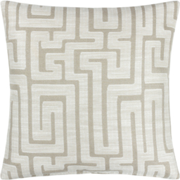 Lauder Jacquard Cushion - Ecru / Polyester - thumbnail 2