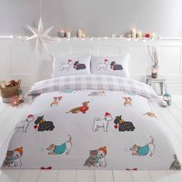 Winter Tails Duvet Cover Set with Pillowcase - Multi / Double