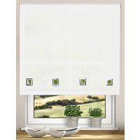 Easy Fit Trimmable Square Eyelet Roller Blinds - Natural / 60cm