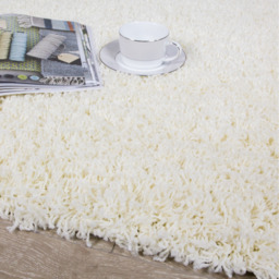 Soft Value Natural Cream Shaggy Area Rug - Cream / 150 x 80cm - thumbnail 4