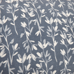 Belle Cotton Cushion - French Blue / Polyester - thumbnail 3